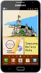 Смартфон Samsung Galaxy Note GT-N7000 Blue - Каменка