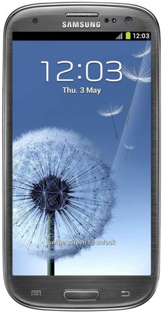 Смартфон Samsung Galaxy S3 GT-I9300 16Gb Titanium grey - Каменка